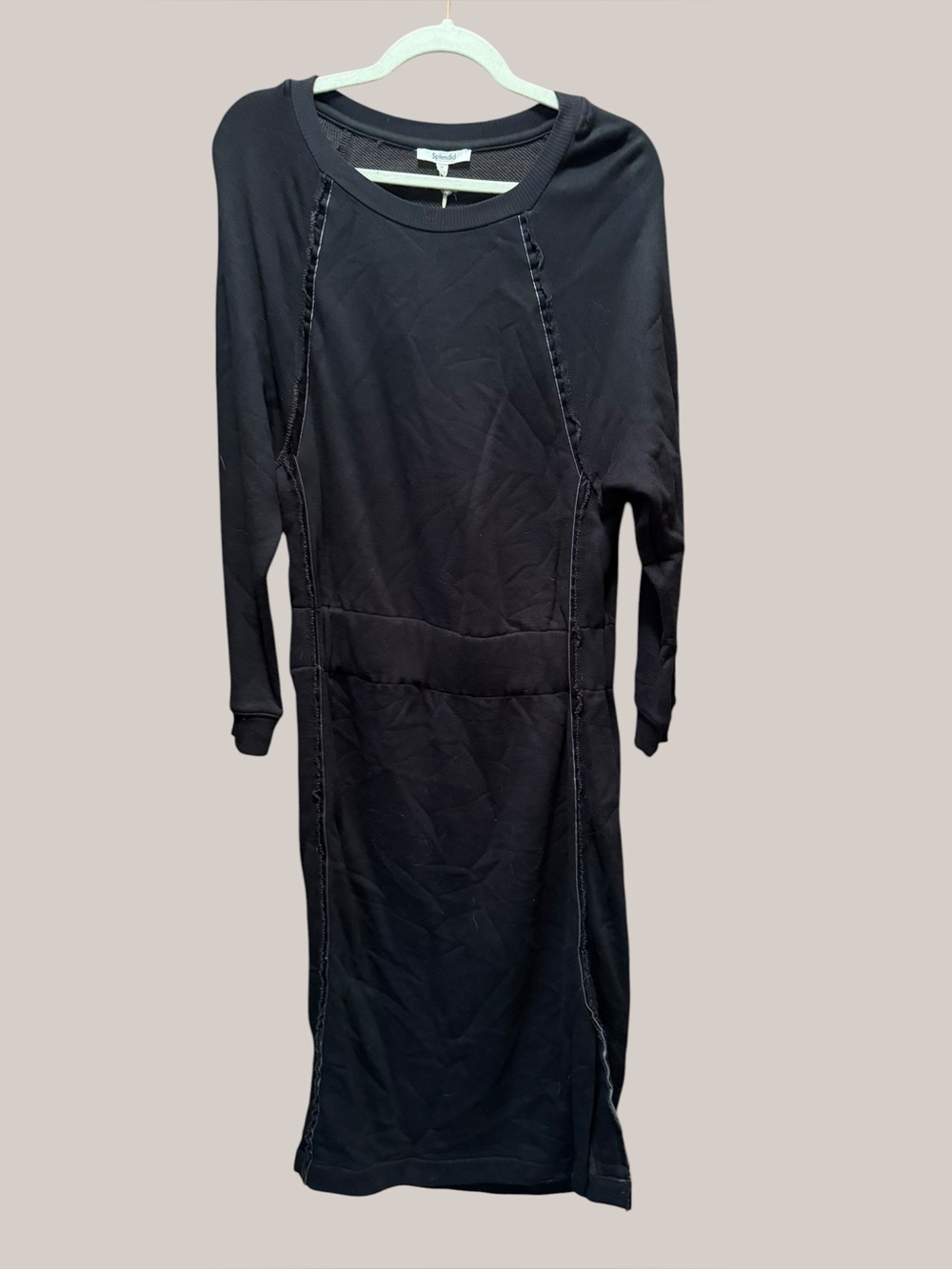 Splendid collection Black Long Sleeve Dress
